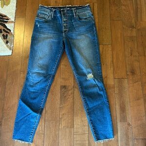 KUT skinny distressed jean